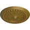 Ekena Millwork Foster Shell Ceiling Medallion (Fits Canopies up to 9 5/8"), Hand-Painted Gold, 15 3/4"OD x 2"P CM15FOGLS - alternate 3